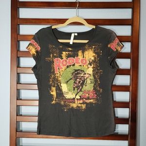 Top Black Rodeo Susan Lawrence